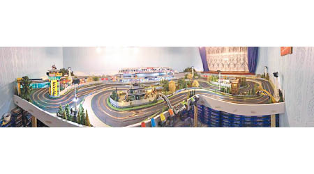 卡萊加里的電刷車賽道模型非常細緻。