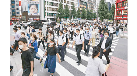 日本疫情仍未能遏止。（美聯社圖片）