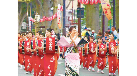 盛岡三颯舞活動今年因疫情影響而停辦。