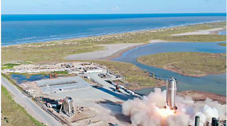 SN-5火箭在德州成功測試。
