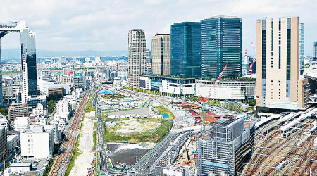 梅田是大阪市的商業區。