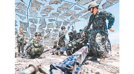 台軍早前舉行漢光實兵演習。（中時電子報圖片）