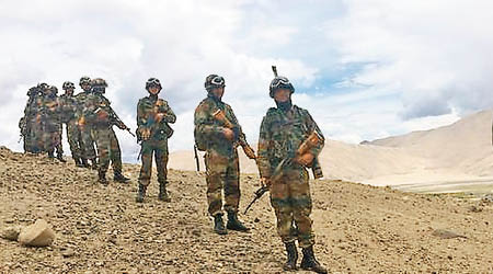 有印度軍官指，印軍已準備與中國展開密集戰爭。
