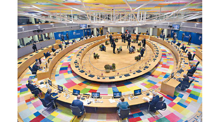 歐盟在布魯塞爾召開會議。