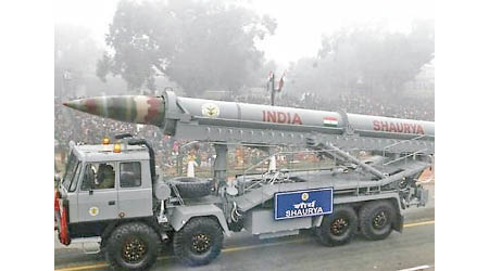 印度現役的「無畏」遠程巡航導彈。