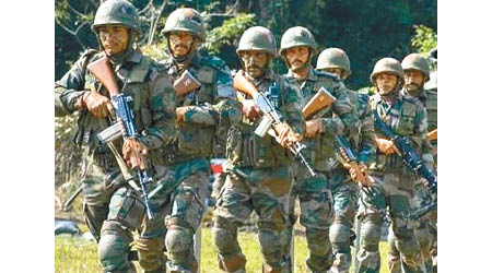 印度將軍力部署重點，轉移至中印邊境。
