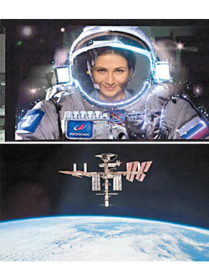 俄國電視台有意在國際太空站（下圖），招募女演員拍電影。
