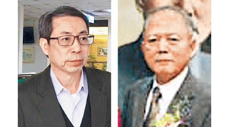 台灣富商翁茂鍾（左）涉嫌向司法人員行賄。前最高行政法院院長林奇福（右）捲入案件。