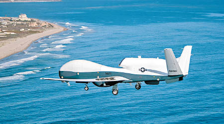 美國海軍MQ4C無人機。