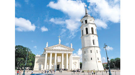 立陶宛將成立友台組織，圖為維爾紐斯主教座堂。