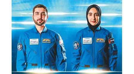 穆拉（左）與瑪特魯希（右）入選成為阿聯酋太空人。