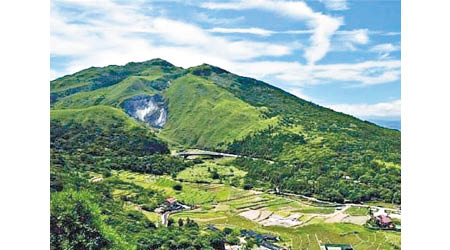 大屯山是活火山。