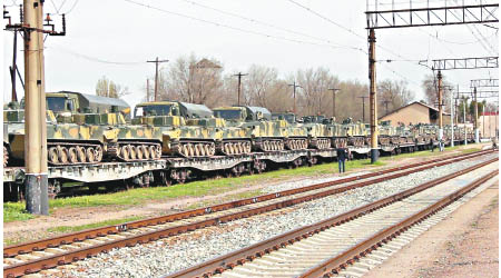 俄方被批評在俄烏邊境保留大量軍人及軍備。