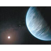 研究所涉及的其中一個系外行星構想圖。