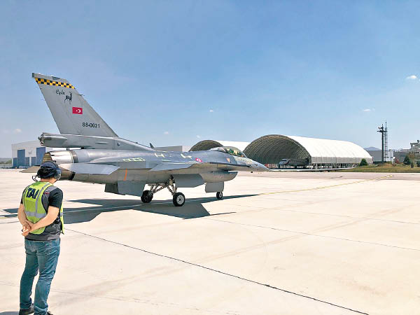 土耳其F16戰機延壽  6架完成升級