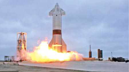 星際飛船將在德州進行試射測試。