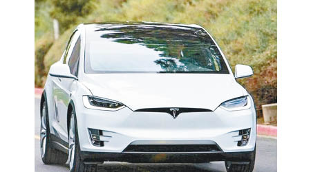 圖為同型號Tesla Model X電動車。