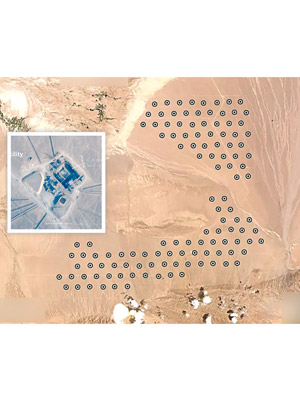 美媒透過衞星圖，指中國在沙漠地區建造發射井。