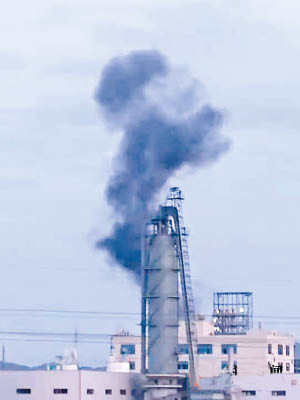 化工廠懷疑洩漏有毒氣體。