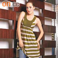 綠+白striped dress	$1,480<br>牛仔褲	$2,680