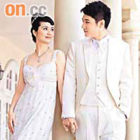 洪欣今日與張丹峰舉行婚禮。	（資料圖片）