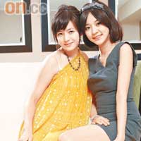 意涵（右）與妍希在片中飾演兩姊妹。
