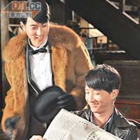 韓庚（右）和吳尊在《大武生》中飾演師兄弟。