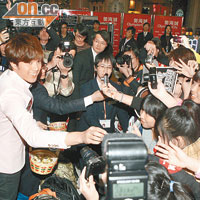 小美獲得不少fans到場支持。