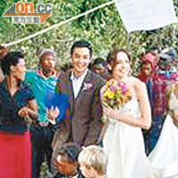 吳彥祖與Lisa S. 2010年在南非舉行既簡單又特別的婚禮。