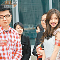 Baby與導演陳國輝（左）一拍即合，大搞食肆。（資料圖片）