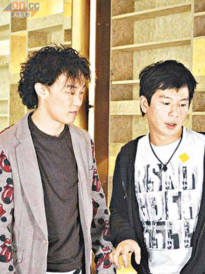 導演楊龍澄（右）名氣頗大，曾與陳奕迅合作。（資料圖片）