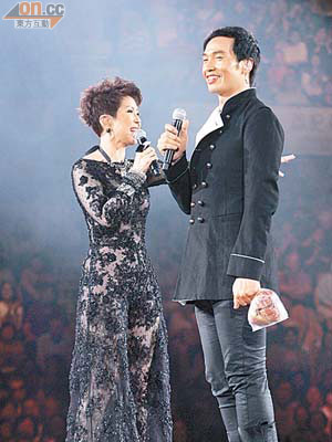 陳豪任菊姐個唱嘉賓，更是他首次在紅館唱歌。