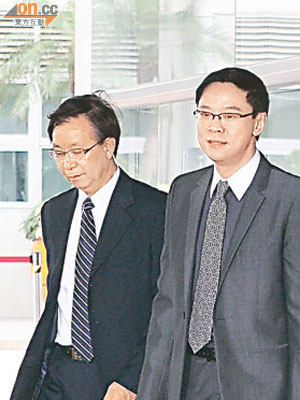 陳志雲（右）將會約見無綫各員工。（資料圖片）