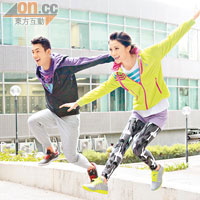 阿Sa與William首次以情侶檔姿態拍攝adidas廣告。