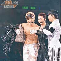 左起：朱永棠、謝天華、陳小春曾組成「風火海」在娛圈發展。