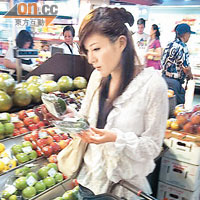 筱靖對日本食物信心十足，不擔心有輻射。