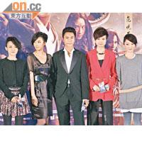 一眾《龍》的演員日前於北京出席首映禮。