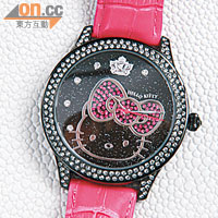 桃紅色Hello Kitty腕錶　$2,730