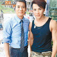 唐澤壽明（左）與喇英在新劇合作，擦出火花。