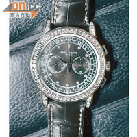 百達翡麗鑲鑽計時腕錶	估價150萬