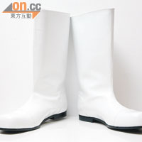 白色皮boots $7,200