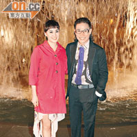 廖碧兒與蘇永康當晚拍攝初戀的戲份。
