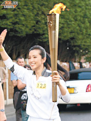 李冰冰去年經過特訓後，跑400米沒甚難度。