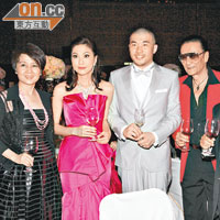 賭王四太梁安琪與四哥謝賢亦是婚宴座上客。