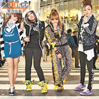 韓國女子組合2NE1（圖）、國際Hip-Hop巨星Nicki Minaj及名設計師Jeremy Scott也齊為品牌拍廣告。
