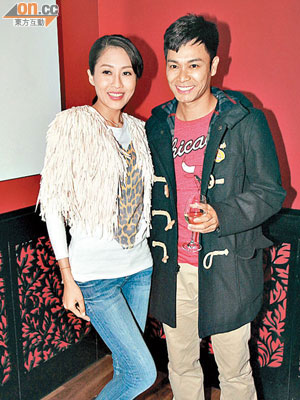 陳敏之與郭晉安出席新劇的煞科宴，二人都表示想拍續集。