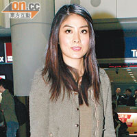 陳慧琳昨晚從北京回港，表示沒見過發生衝突事件。
