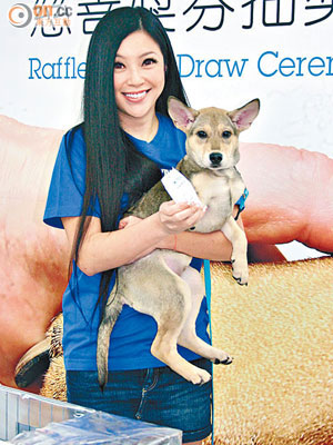 傅明憲呼籲愛心人士收養3個月大的狗女Marley。
