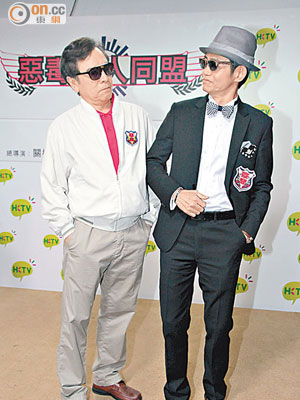 姜大偉（左）與元華在新劇中只會唇槍舌劍。