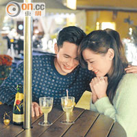 王梓軒與湯洛雯在MV中演情侶。